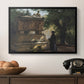 A Catholic Priest in Front of a Sarcophagus, c. 1857 - Floater Framed Canvas Print