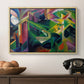 Deer in a Monastery Garden, 1912 - Floater Framed Canvas Print