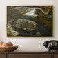 By the Mill Pond (En Mølledam), 1850 - Floater Framed Canvas Print