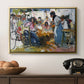 Net Menders in Valencia, 1909 - Floater Framed Canvas Print