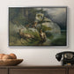 Eagles and Dying Stag on a Lakeshore, 1836 - Floater Framed Canvas Print