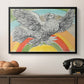 Flying Dove with Rainbow (Colombe volant à l'Arc-en-ciel), 1952 - Floater Framed Canvas Print