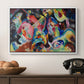 Improvisation. Deluge, 1913 - Floater Framed Canvas Print