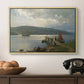 The Jetty at Feste near Moss, 1898 - Floater Framed Canvas Print