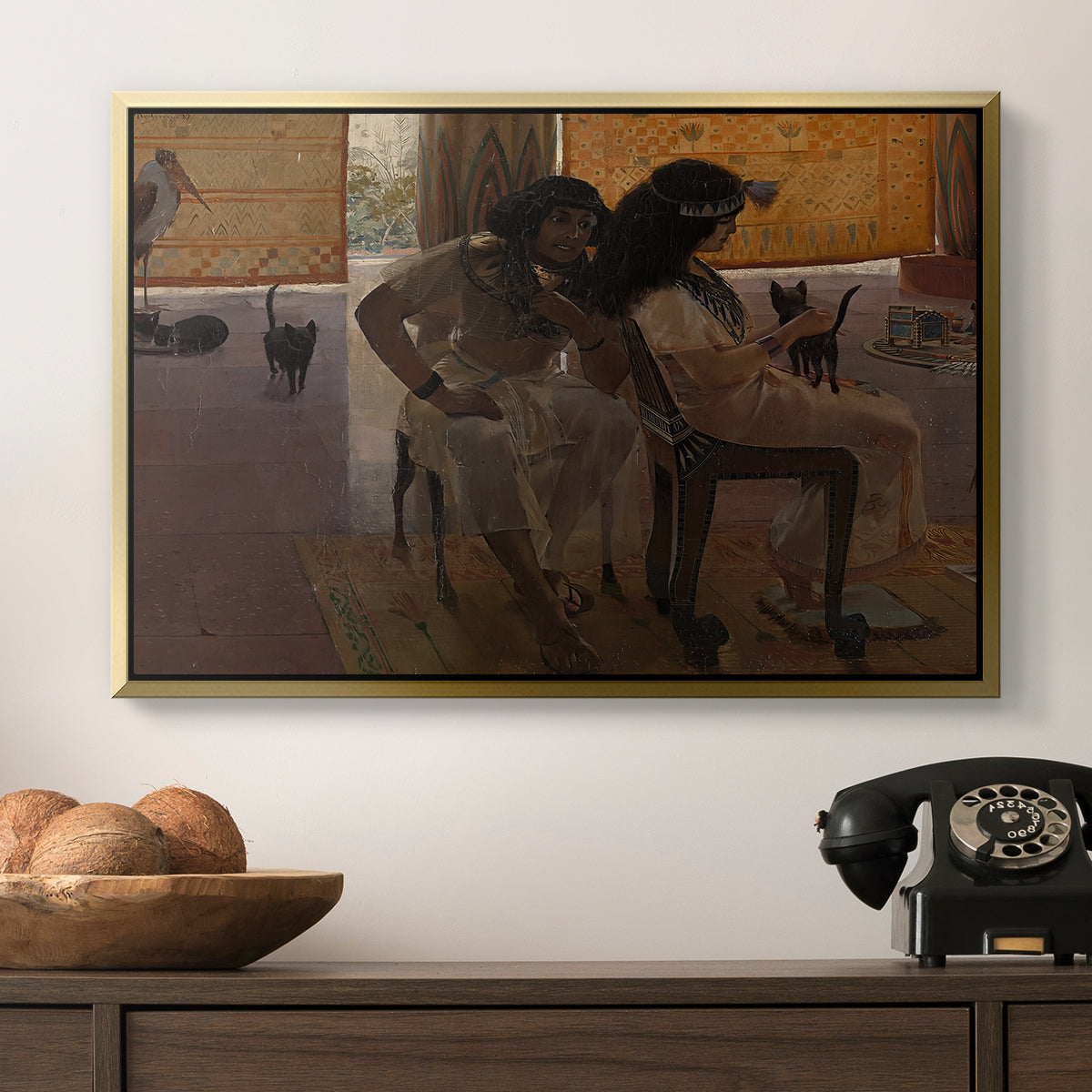 The Age of the Pharaohs, 1914 - Floater Framed Canvas Print