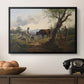 Shepherd with Billy Goat, c. 1830 - Floater Framed Canvas Print