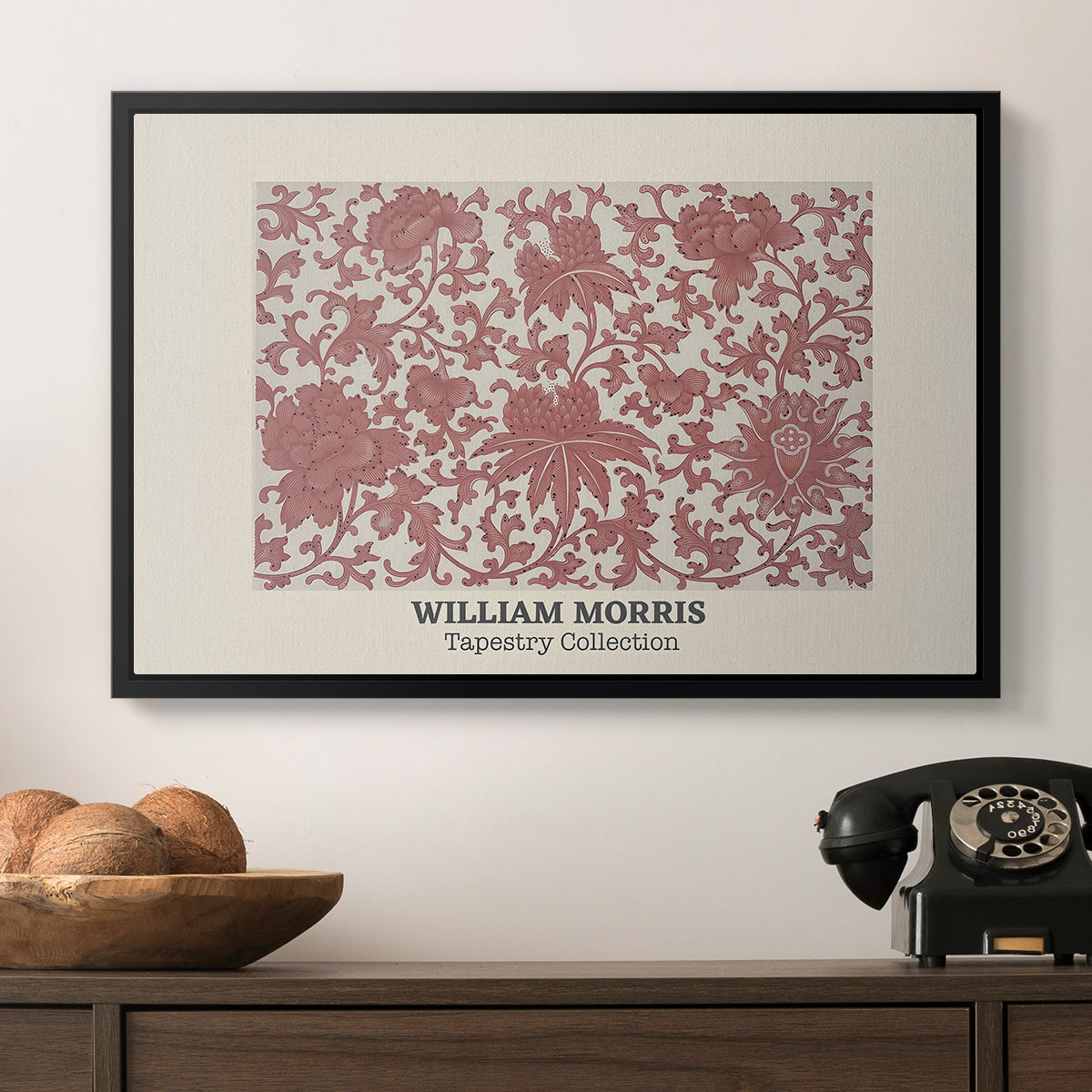 Examples of Chinese Ornament, Pl. XCIII (Morris Inspired), 1867 - Floater Framed Canvas Print