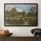 The Painter's Garden at Saint-Privé, 1886 - Floater Framed Canvas Print