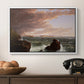 Views Across Frenchman's Bay from Mt. Desert Island, After a Squall, 1845 - Floater Framed Canvas Print