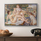 The Large Bathers, 1884-1887 - Floater Framed Canvas Print