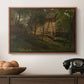 German Farm, 1859 - Floater Framed Canvas Print