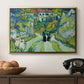 Stairway at Auvers, 1890 - Floater Framed Canvas Print