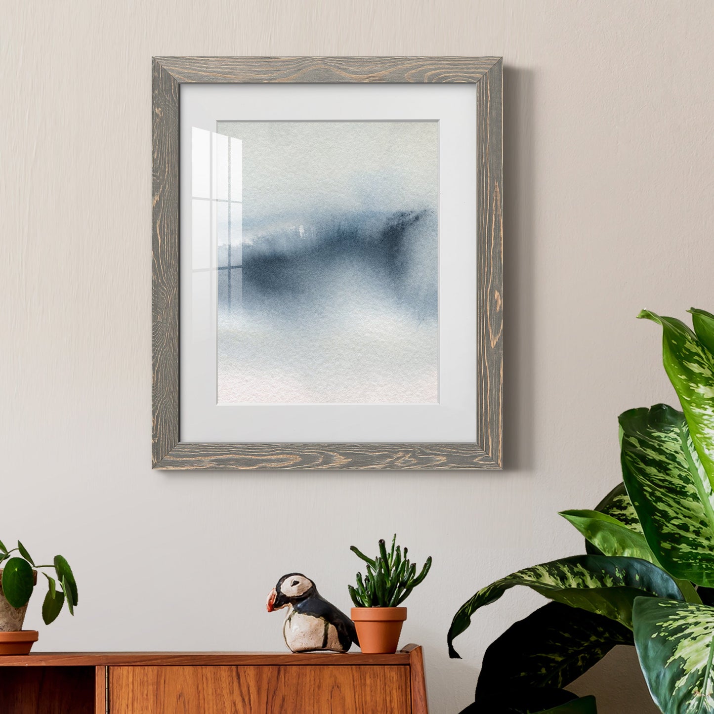 Summer Rain I - Premium Framed Print - Distressed Barnwood Frame - Ready to Hang