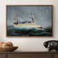 A Ship in the Storm, c. 1899 - Floater Framed Canvas Print