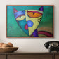 Celestial Cat - Floater Framed Canvas Print