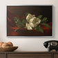 Magnolia on Red Velvet, c. 1885-1890 - Floater Framed Canvas Print