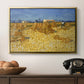 Wheat Field with Sheaves (Harvest in Provence), 1888 - Floater Framed Canvas Print