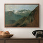 The Dachstein from the Plassen near Hallstatt, 1827 - Floater Framed Canvas Print