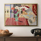 Woman with Anemones (Femme et anémones), c. 1920-1921 - Floater Framed Canvas Print