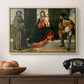 Madonna and Child with Saints Anthony of Padua and Roch, c. 1510 - Floater Framed Canvas Print
