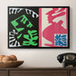 Composition, Black and Red, from Jazz, 1947 - Floater Framed Canvas Print
