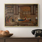 A Lady Receiving Visitors (The Reception), 1873 - Floater Framed Canvas Print