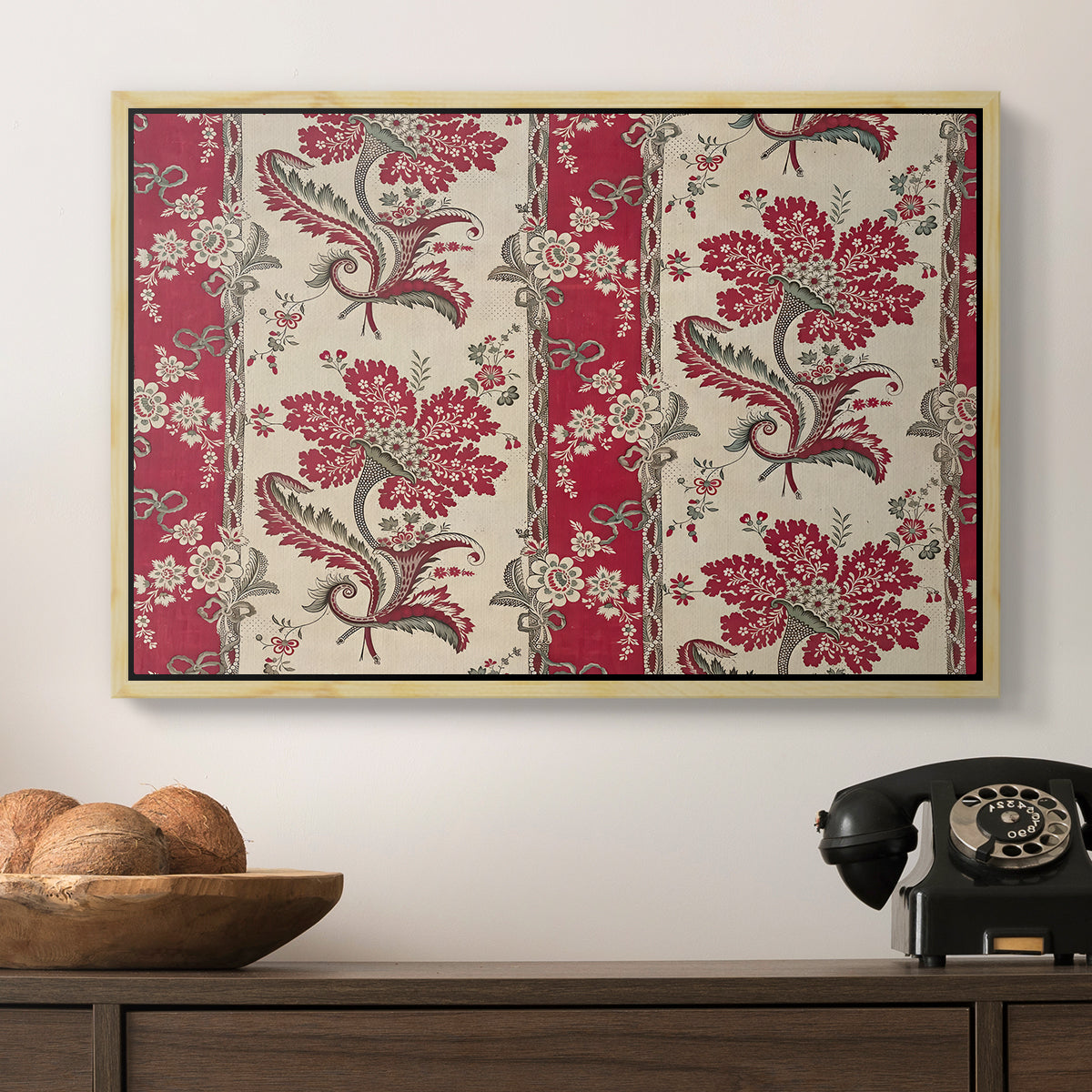 The Flowering Cornucopia (La Corne Fleurie), c. 1789-1850 - Floater Framed Canvas Print