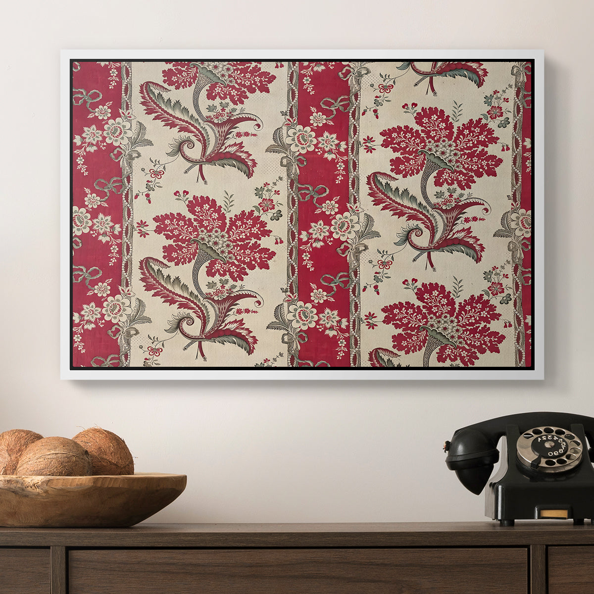 The Flowering Cornucopia (La Corne Fleurie), c. 1789-1850 - Floater Framed Canvas Print