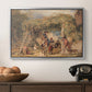 Figures and Animals in a Vineyard, c. 1829 - Floater Framed Canvas Print