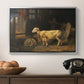 Sheep in a Stable, 1810 - Floater Framed Canvas Print