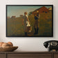 A Temperance Meeting, 1874 - Floater Framed Canvas Print