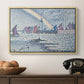 Entrance to the Port of Honfleur, 1899 - Floater Framed Canvas Print