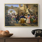 Romans Gathered for Merriment at an Osteria, 1839 - Floater Framed Canvas Print