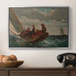 Breezing Up (A Fair Wind), 1873-1876 - Floater Framed Canvas Print