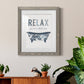 Palm Bath I - Barnwood Framed Art Print