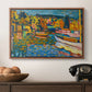 Study for Autumn Landscape with Boats, 1908 - Floater Framed Canvas Print