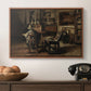 The Studio of Ferdinand De Braekeleer I, Father of the Painter, c. 1873-1885 - Floater Framed Canvas Print