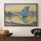 The Port at Sunset, Opus 236, Saint Tropez, 1892 - Floater Framed Canvas Print