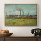 Factories at Clichy, 1887 - Floater Framed Canvas Print