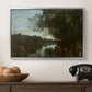 Souvenir of the Environs of Lake Nemi, 1865 - Floater Framed Canvas Print