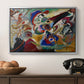 Fragment 2 for Composition VII, 1913 - Floater Framed Canvas Print