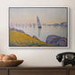 Evening Calm, Concarneau, Opus 220, 1891 - Floater Framed Canvas Print