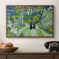 Stairway at Auvers, 1890 - Floater Framed Canvas Print