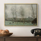 Washerwomen in a Willow Grove, c. 1871 - Floater Framed Canvas Print