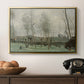 Washerwomen in a Willow Grove, c. 1871 - Floater Framed Canvas Print