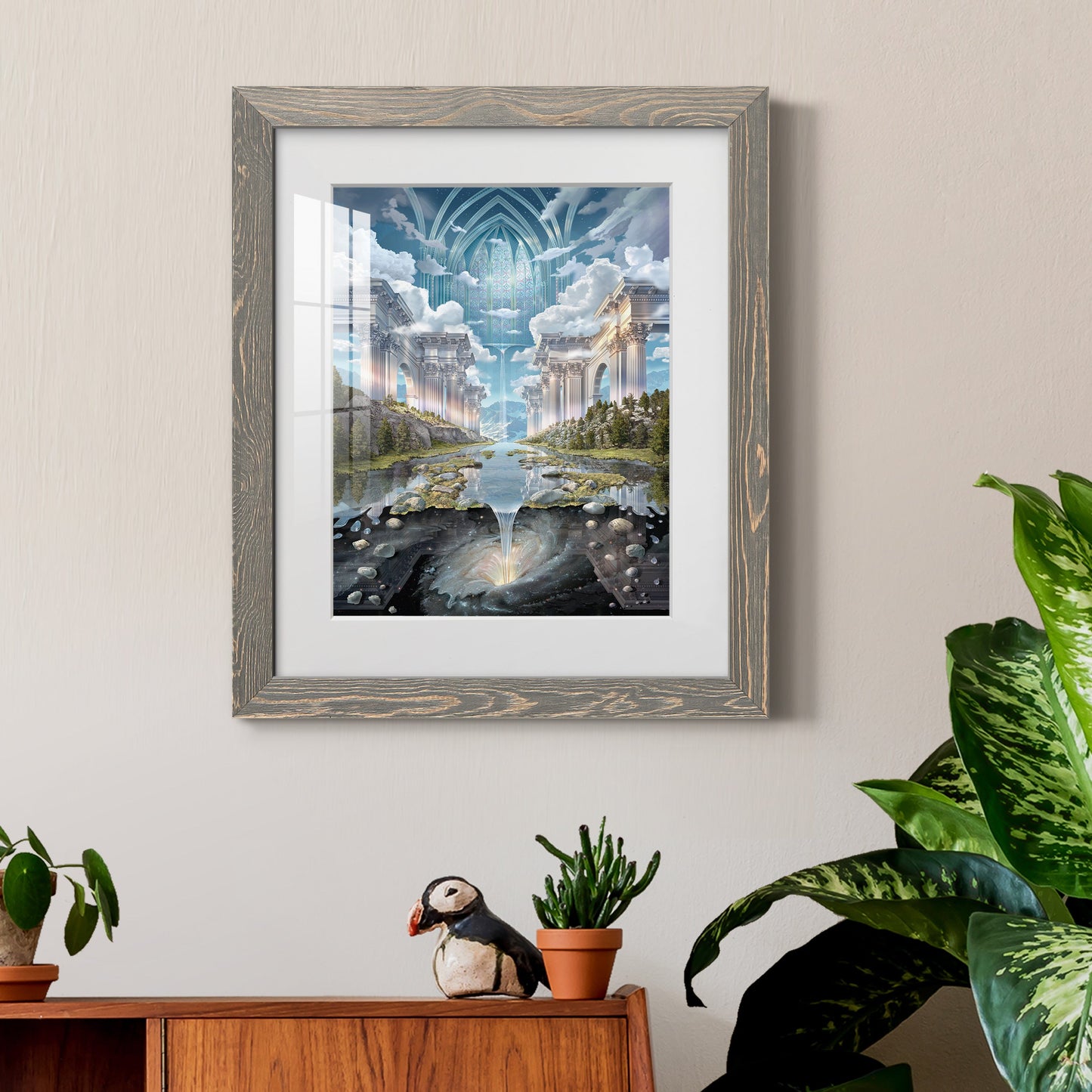 Genesis II - Premium Framed Print - Distressed Barnwood Frame - Ready to Hang