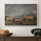 Ryelands Sheep, the King's Ram, the King's Ewe and Lord Somerville's Wether, c. 1801-1807 - Floater Framed Canvas Print