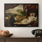 Venus and the Lute Player, c. 1565-1570 - Floater Framed Canvas Print