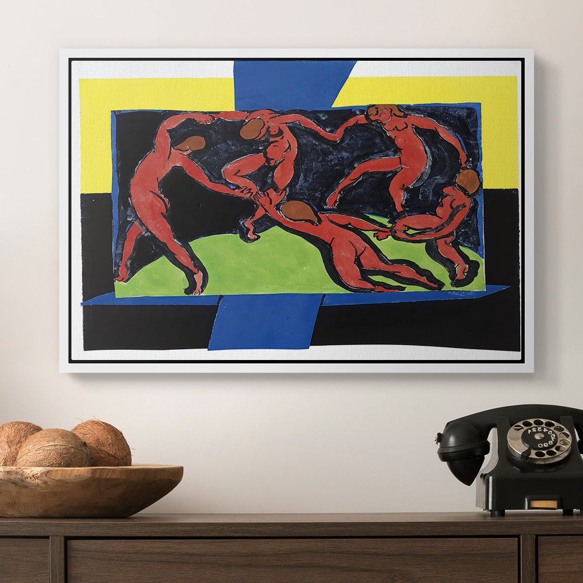 The Dance (La Danse), 1939 - Floater Framed Canvas Print