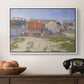 Gasometers at Clichy, 1886 - Floater Framed Canvas Print